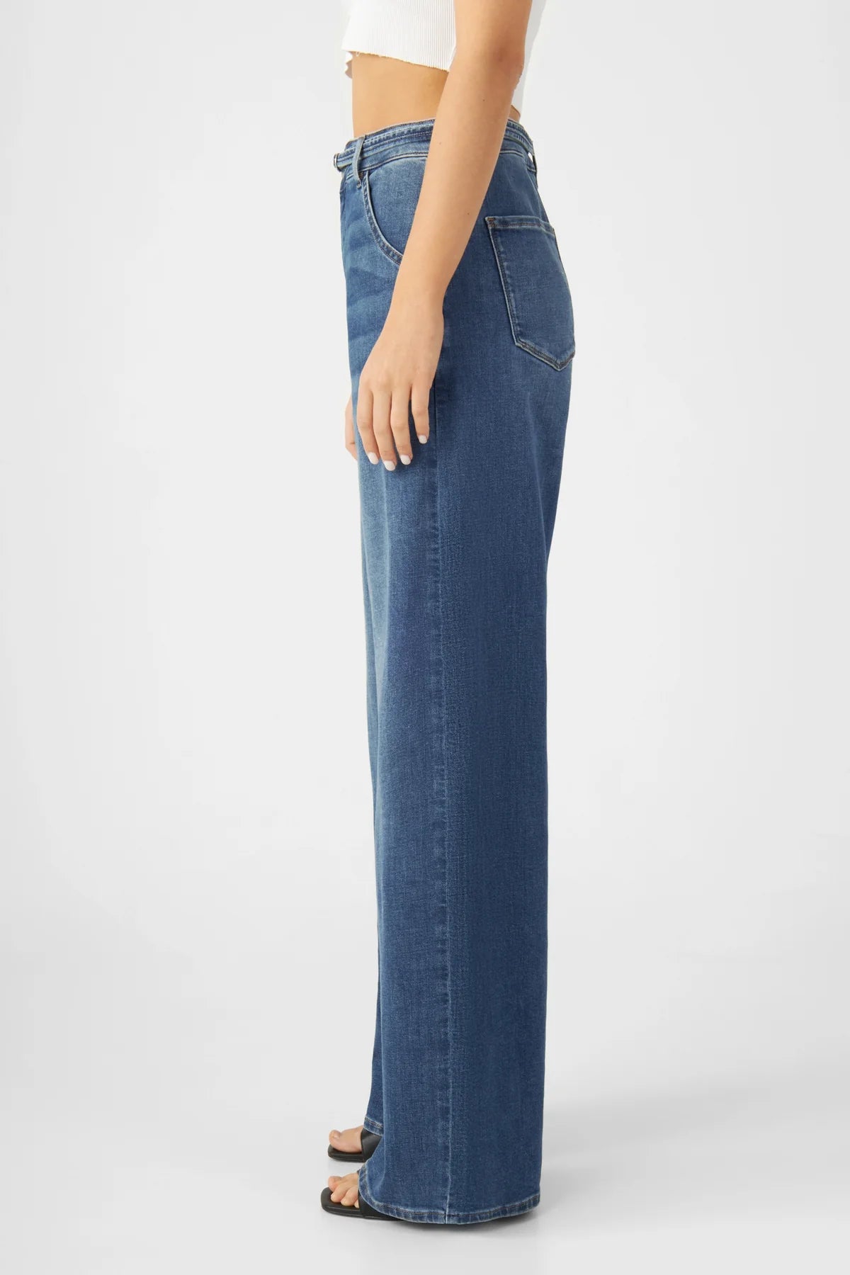 Jeans BLINK Wide Barrel Soft Denim - Classic vintage blue 219 | DAWN