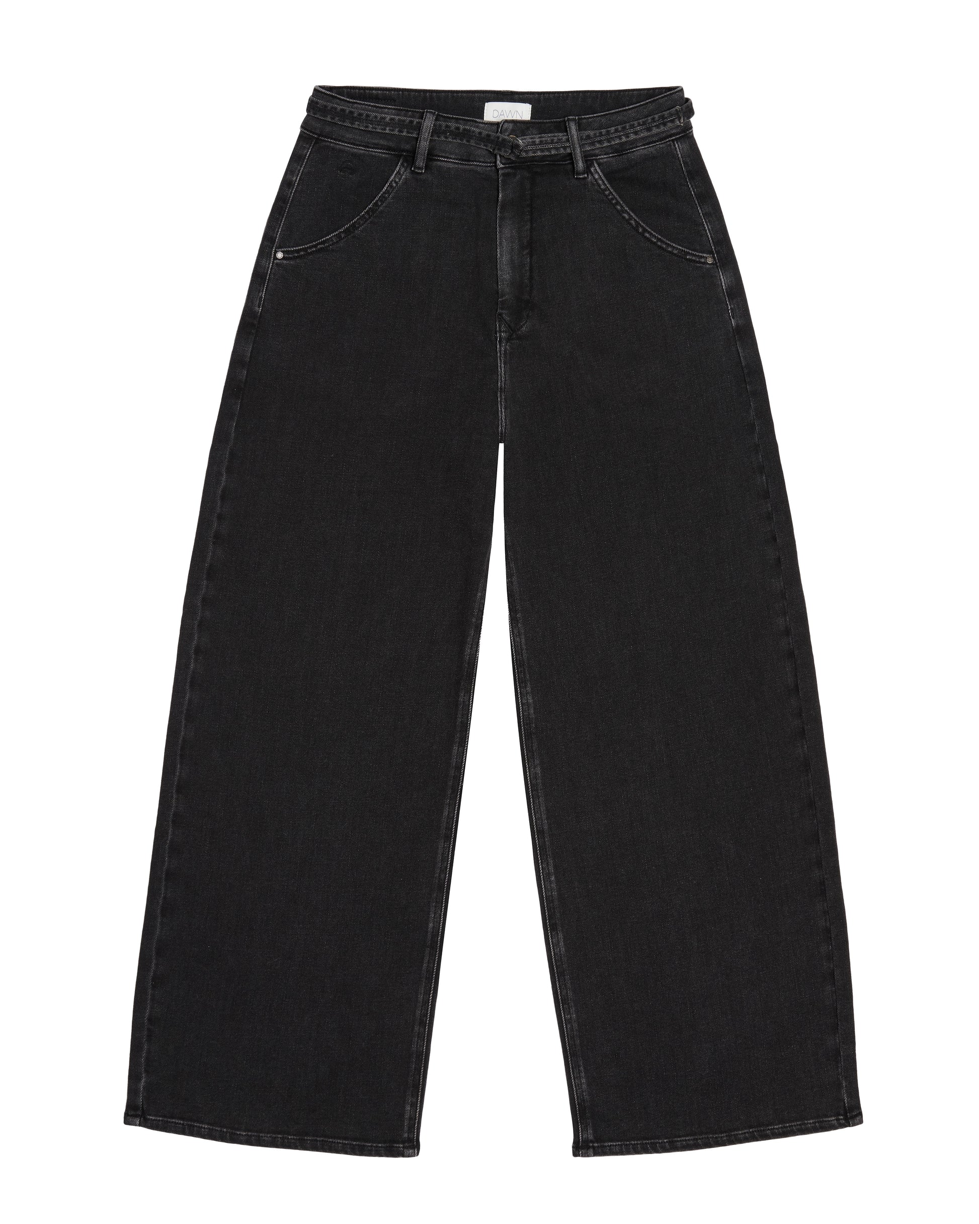 Jeans BLINK Wide Barrel Soft Denim - Classic black denim 304 | DAWN