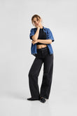 Jeans BLINK Wide Barrel Soft Denim - Classic black denim 304 | DAWN