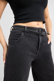Jeans BLINK Wide Barrel Soft Denim - Classic black denim 304 | DAWN