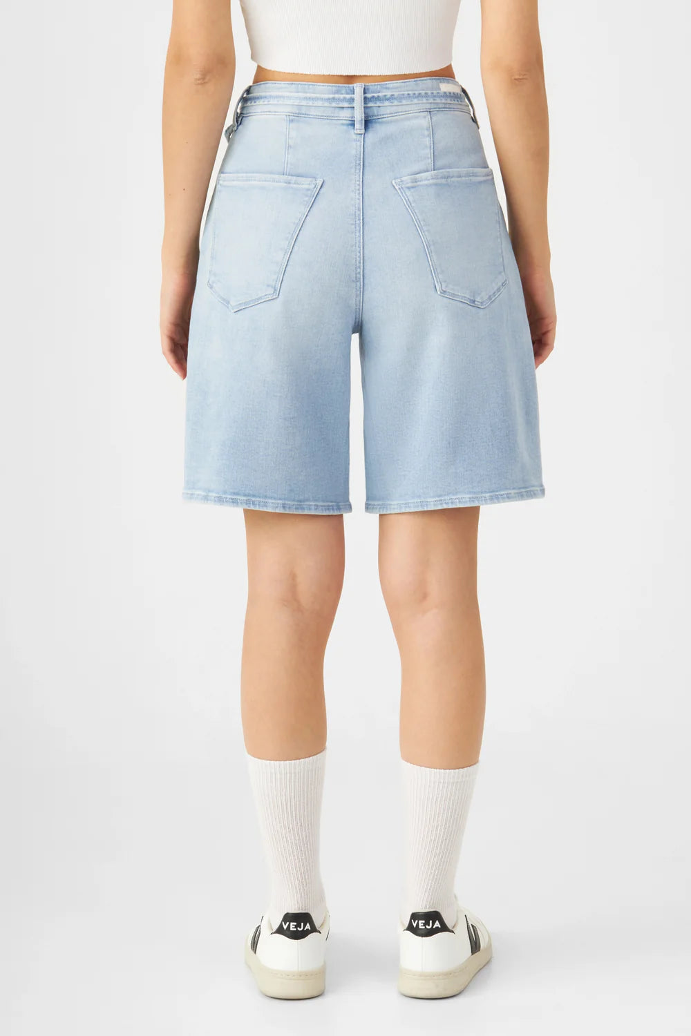 BLINKY Soft Denim - Shorts light blue | DAWN