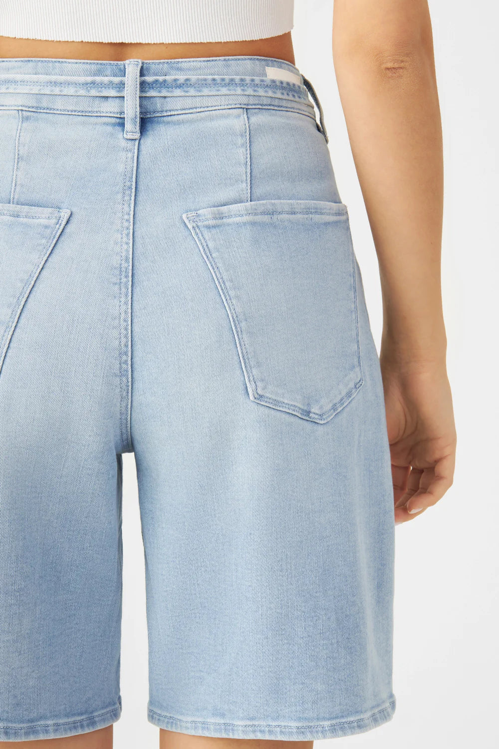 BLINKY Soft Denim - Shorts light blue | DAWN
