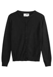 Feinstrick Cardigan NAMEEN schwarz | MELAWEAR