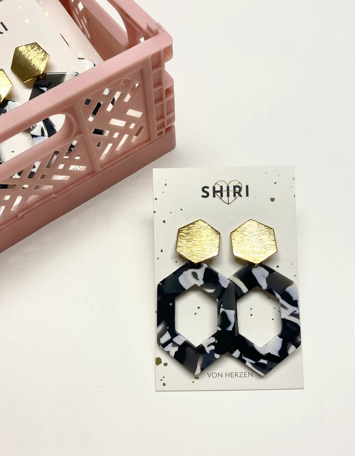 Ohrringe aus Celluloseacetat | SHIRI