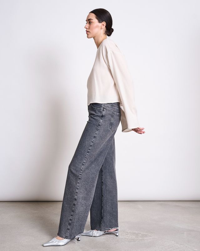 CRINKLE BLOUSE YAME WHITE | Jan ´n June