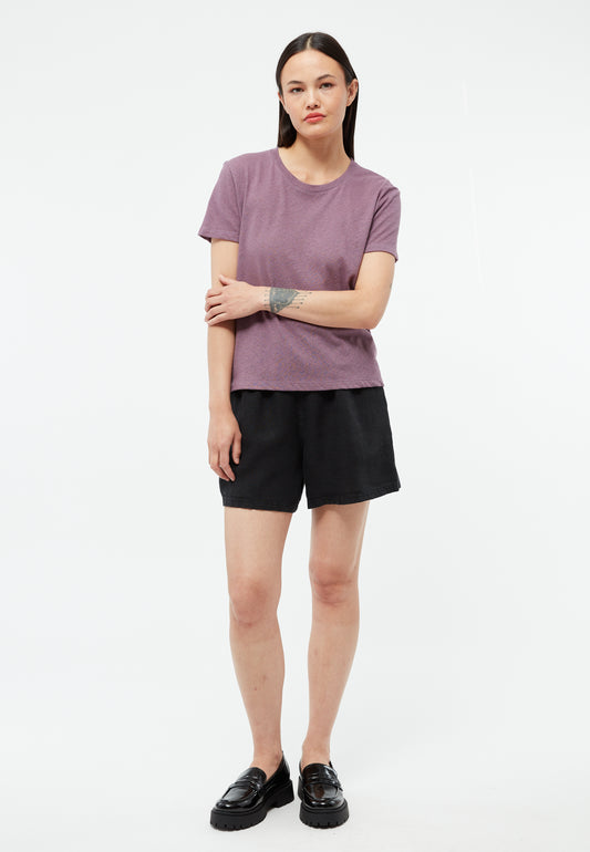 T-Shirt GBJulia English Violet (Linen) | Givn
