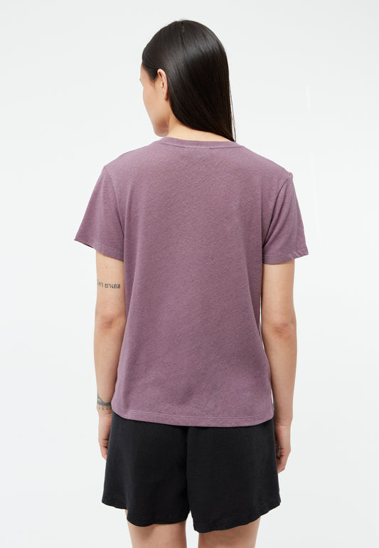 T-Shirt GBJulia English Violet (Linen) | Givn