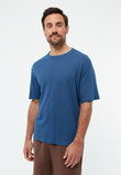 T-Shirt GBLasse Blazing Blue (Linen) | Givn