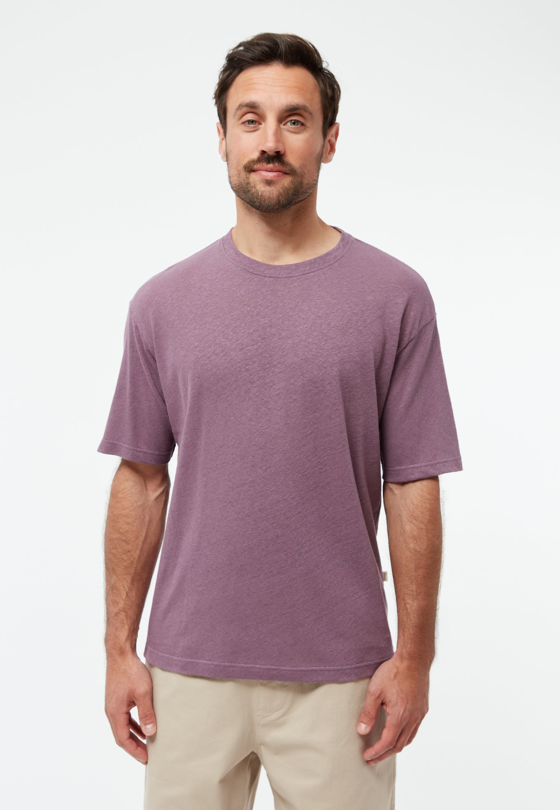 T-Shirt GBLasse English Violet (Linen) | Givn