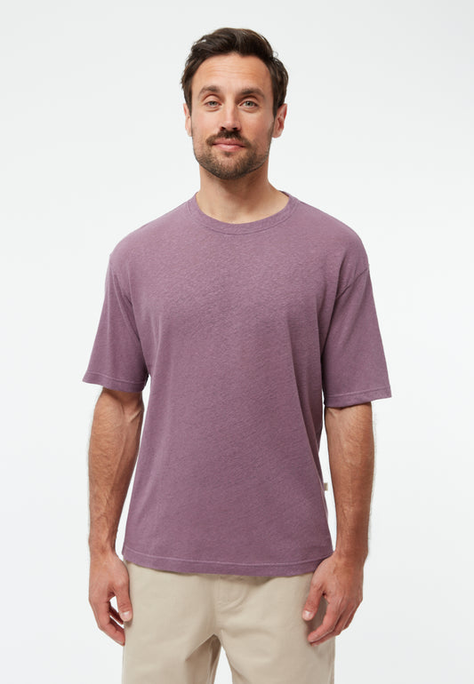 T-Shirt GBLasse English Violet (Linen) | Givn