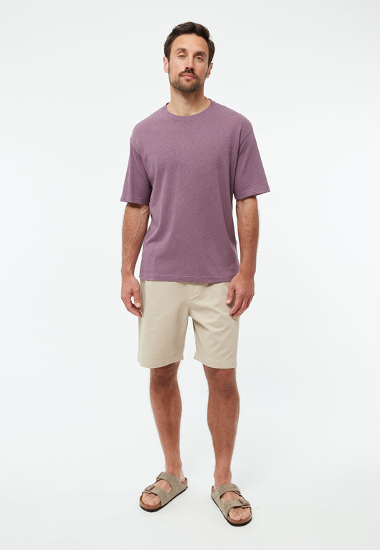 T-Shirt GBLasse English Violet (Linen) | Givn