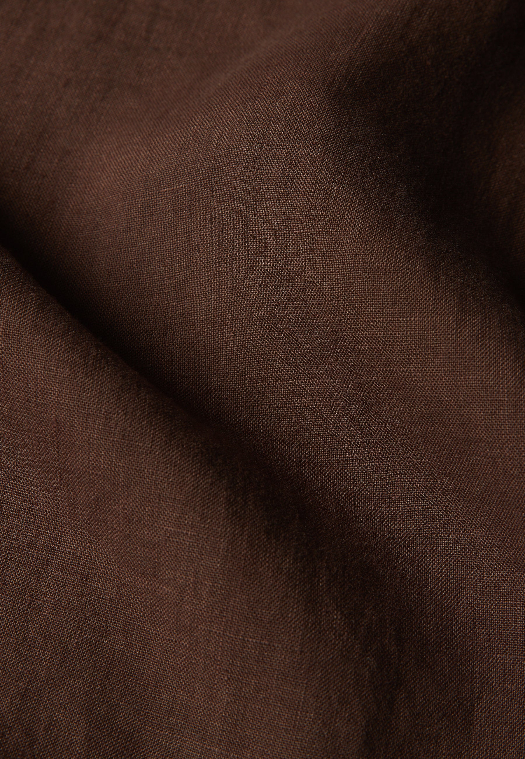 Kleid GBYuna Chocolate Brown (Linen) | Givn