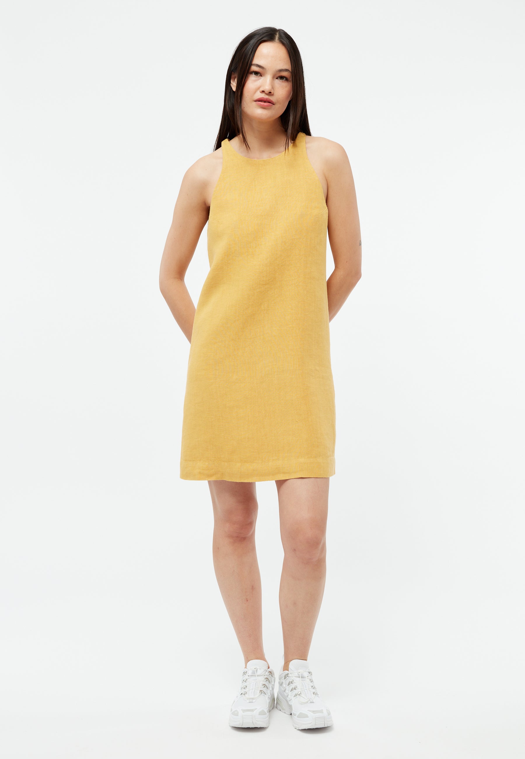 Kleid GBYuna Faded Gold (Linen) | Givn