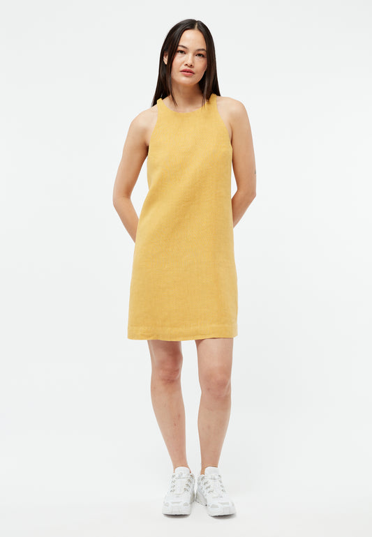 Kleid GBYuna Faded Gold (Linen) | Givn