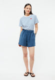 Shorts GBClementine Blazing Blue (Linen) | Givn