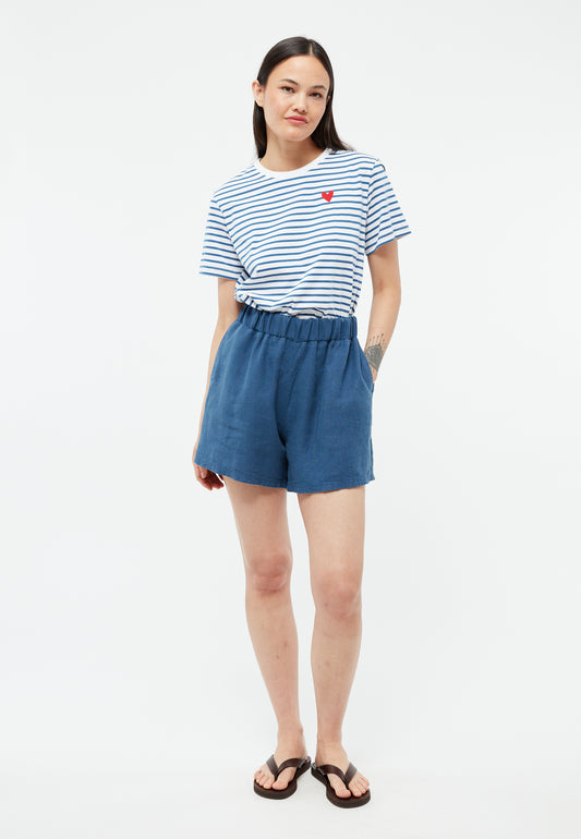 Shorts GBClementine Blazing Blue (Linen) | Givn