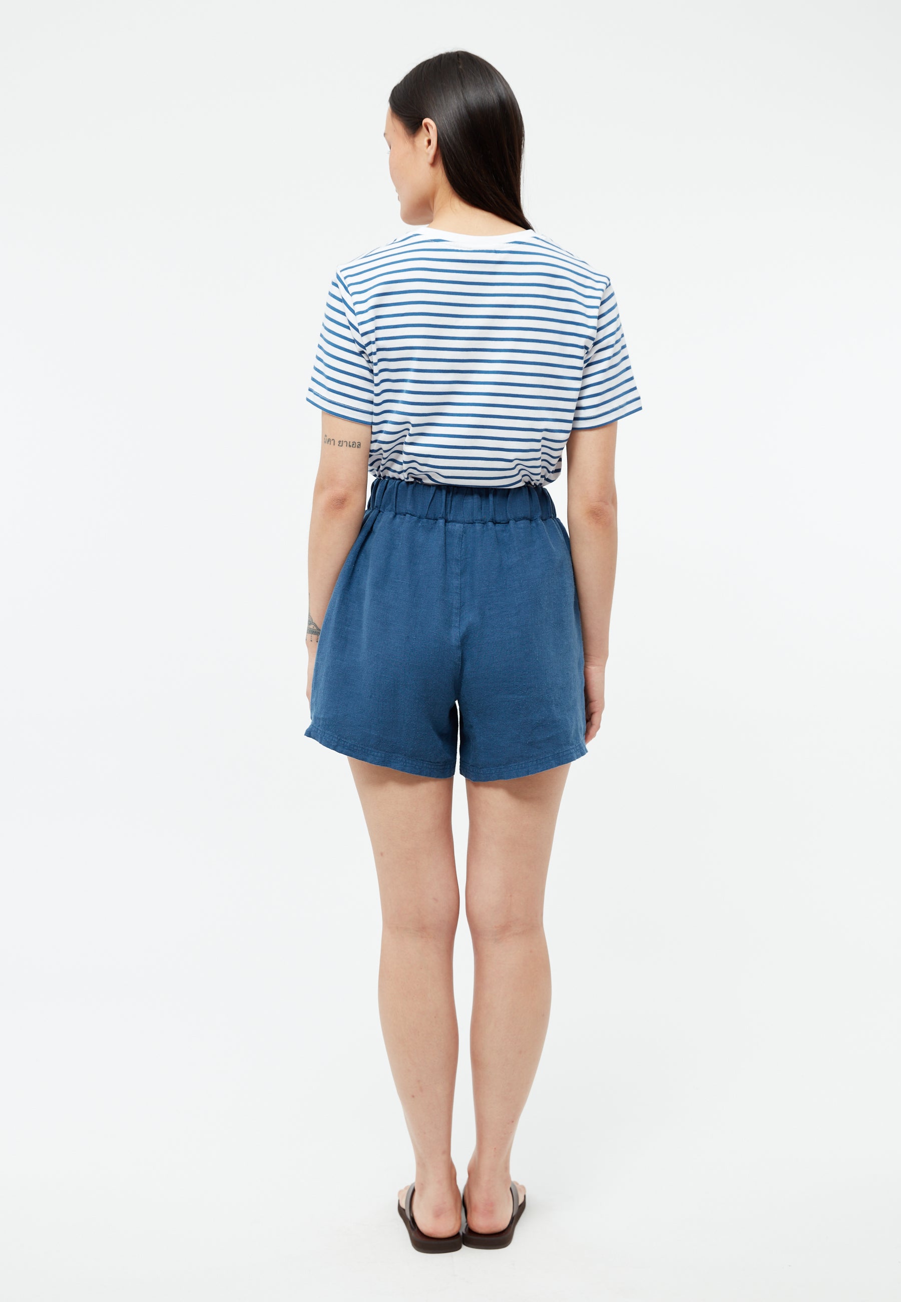 Shorts GBClementine Blazing Blue (Linen) | Givn