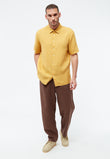 Hose GBHelge Chocolate Brown (Linen) | Givn