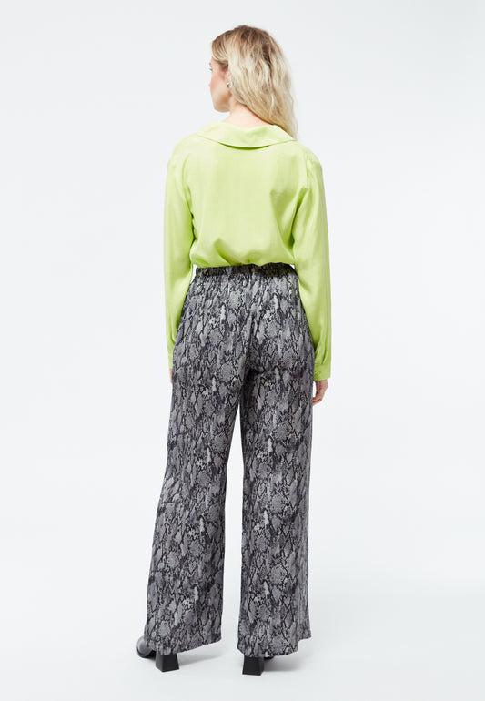 Trousers GBMarla Black / Grey (Snake) | GIVN BERLIN