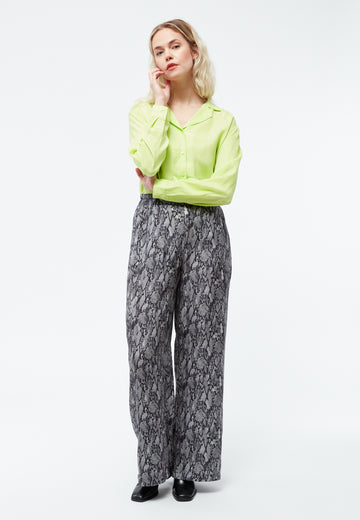 Trousers GBMarla Black / Grey (Snake) | GIVN BERLIN