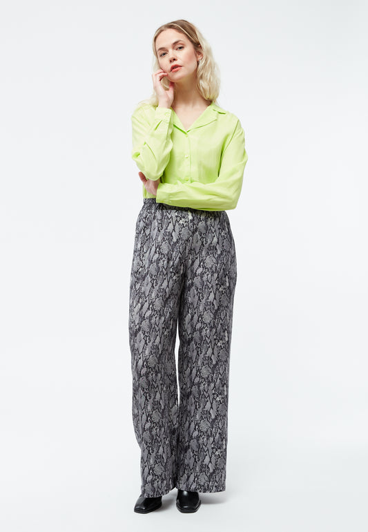 Trousers GBMarla Black / Grey (Snake) | GIVN BERLIN