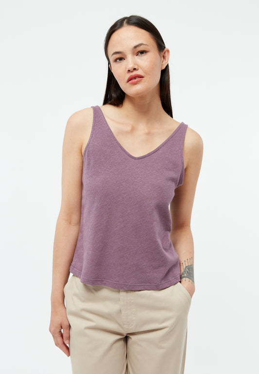 Top GBJette English Violet (Linen) | Givn