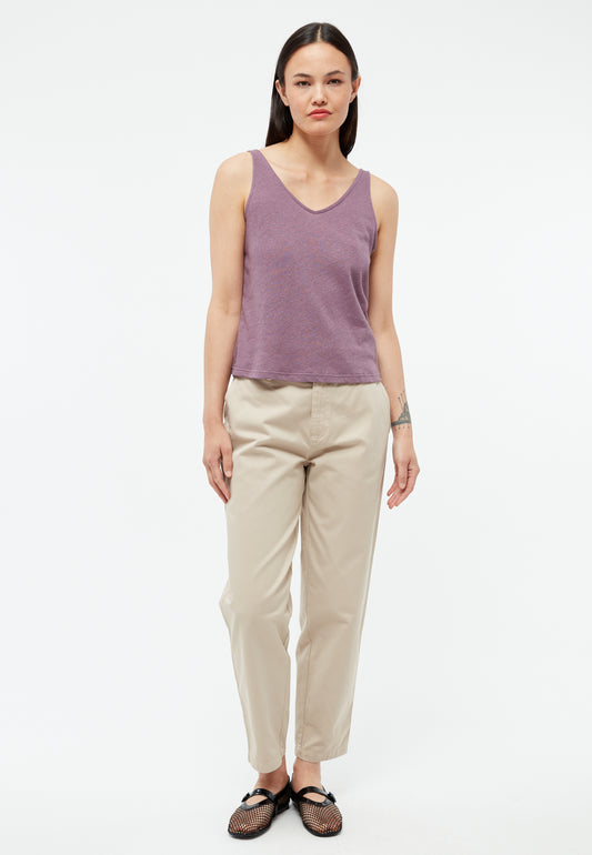 Top GBJette English Violet (Linen) | Givn