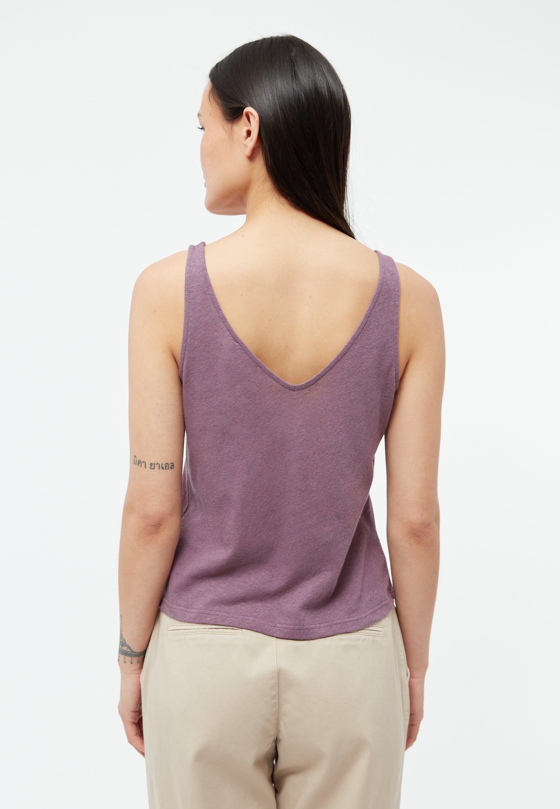 Top GBJette English Violet (Linen) | Givn