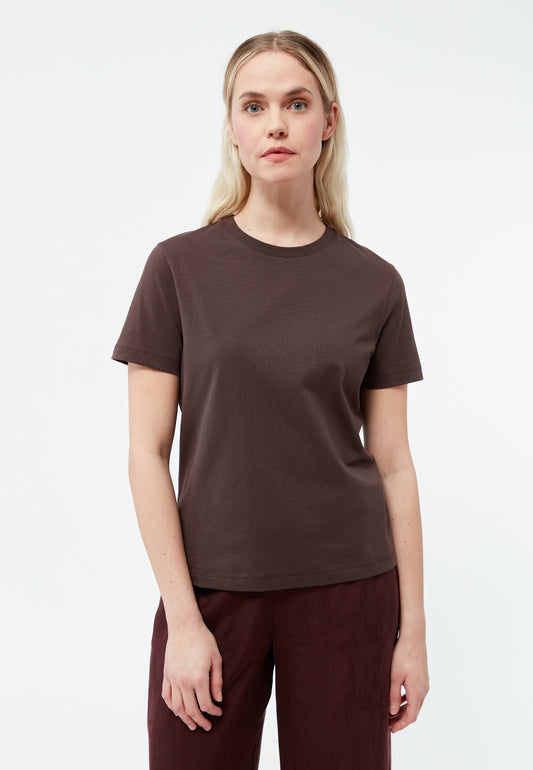 T-Shirt GBFine Coffee Brown | GIVN BERLIN