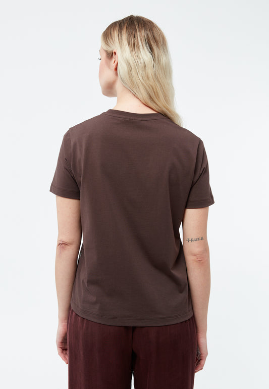 T-Shirt GBFine Coffee Brown | GIVN BERLIN