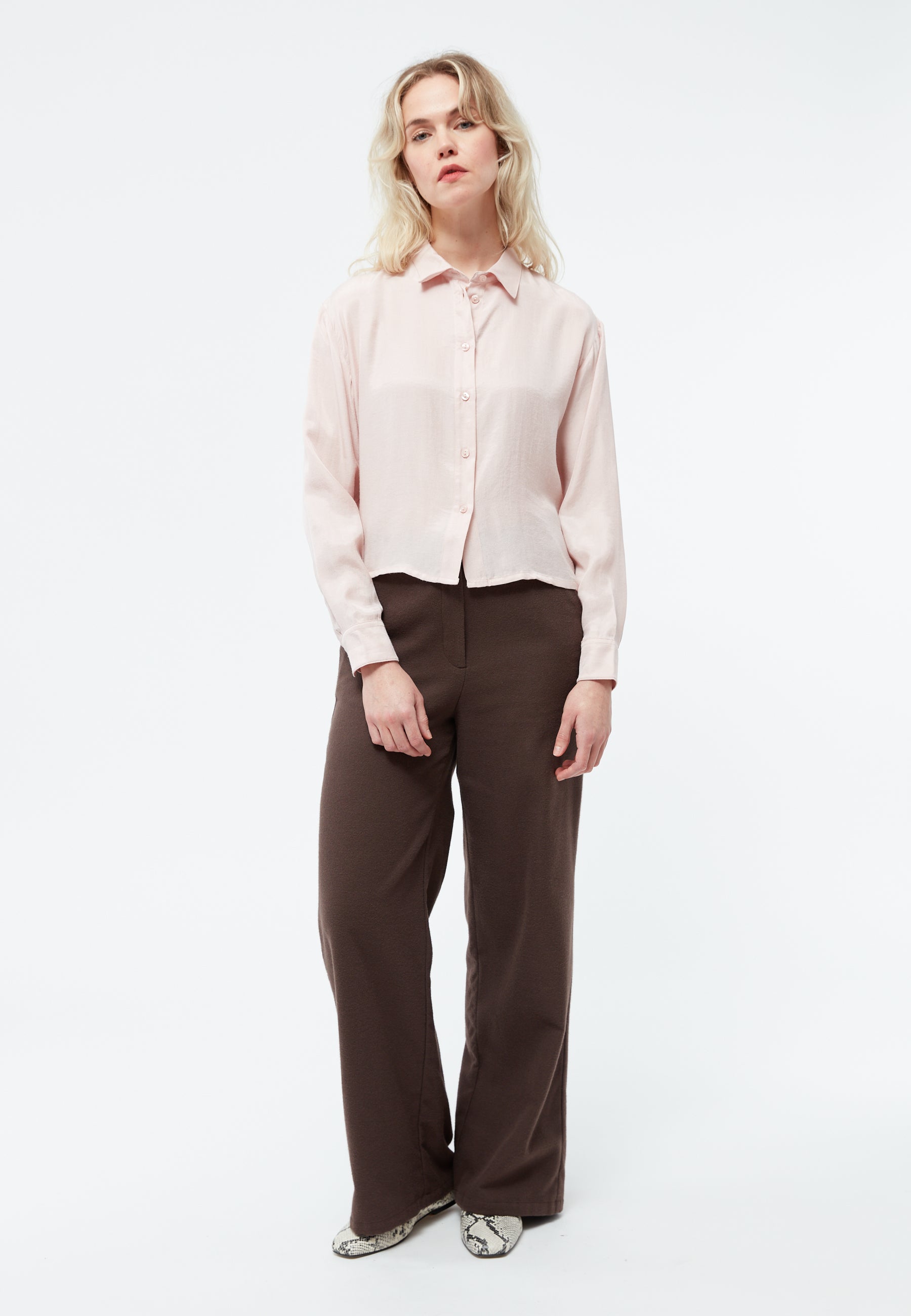Blouse GBSavannah Powder Pink (Tencel) | GIVN BERLIN