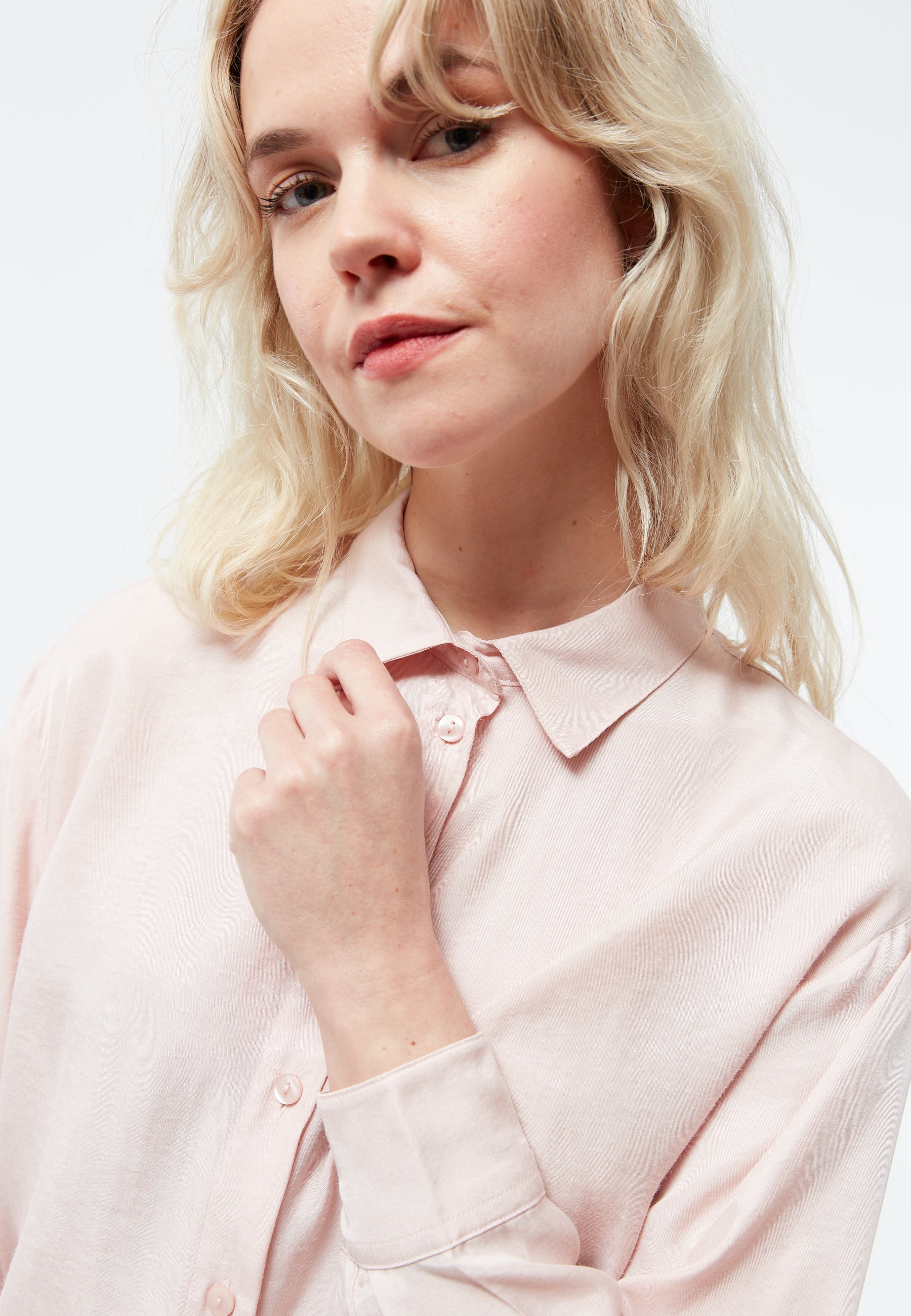 Blouse GBSavannah Powder Pink (Tencel) | GIVN BERLIN