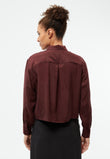Blouse GBSavannah Wine Red (Tencel) | GIVN BERLIN