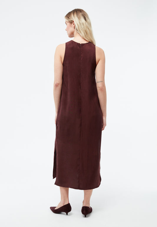 Dress GBLouise Wine Red (Tencel) | GIVN BERLIN