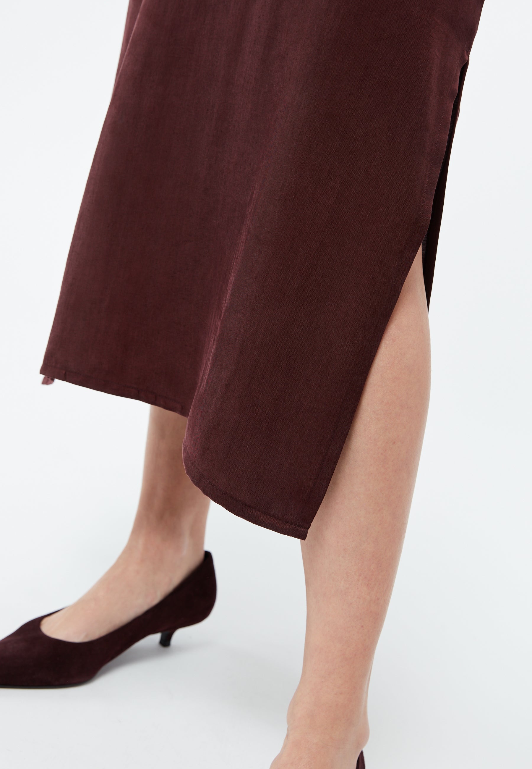 Dress GBLouise Wine Red (Tencel) | GIVN BERLIN