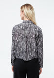 Blouse GBSavannah Black / Grey (Snake) | GIVN BERLIN