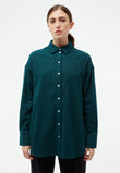 Flannel Bluse GBCOSIMA dark teal | Givn