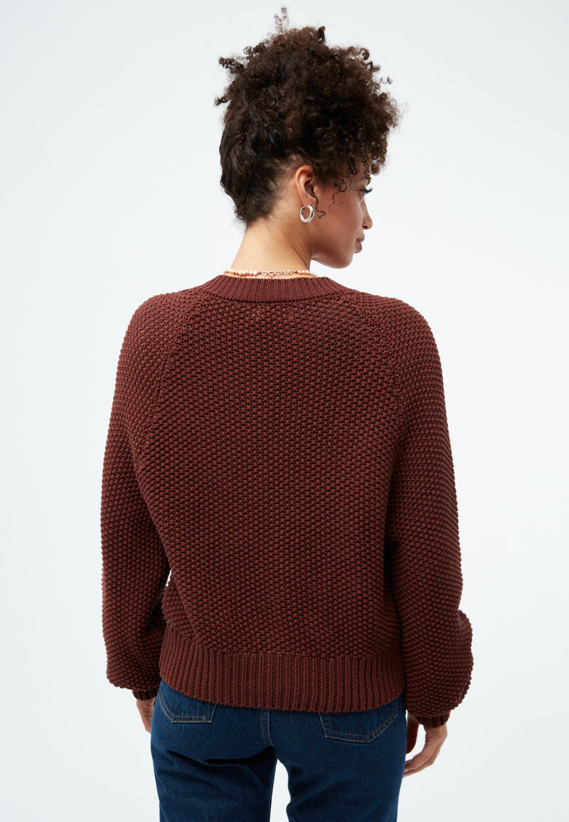 Cardigan GBNele Intense Rust | Givn