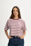Cropped T-Shirt DESNA jam stripes | MELAWEAR