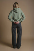 Hoodie Cepaes Pigment Silver Green | trendsplant