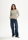 Ribbed Longsleeve MEHAR dusty green | MELAWEAR