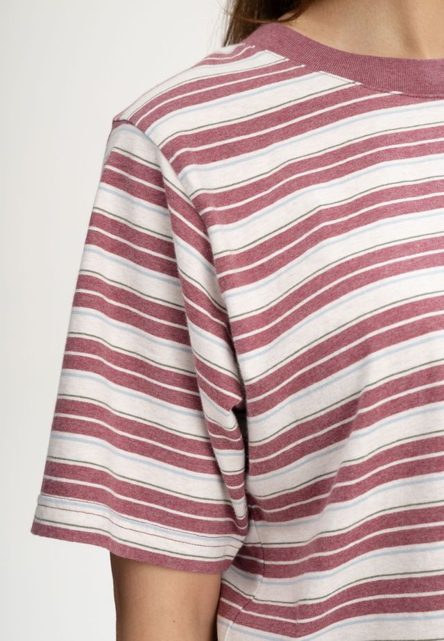 Cropped T-Shirt DESNA jam stripes | MELAWEAR