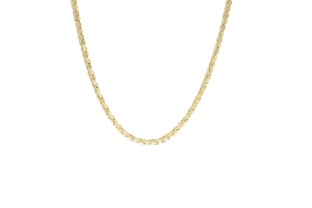 HEARTS NECKLACE Brass | KLIMBIM