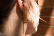 RIBBON EARRINGS Brass | KLIMBIM