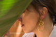 RIBBON EARRINGS Brass | KLIMBIM