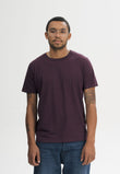 Men T-Shirt Style IZAAN elderberry melange | MELA