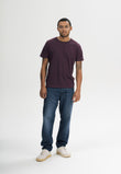 Men T-Shirt Style IZAAN elderberry melange | MELA