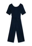 Jumpsuit STAINE HALFSLEEVE Nightfall blue | LOVJOI