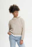Women Knit Hoodie Style JANISHA kiesel melange | MELA
