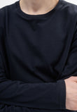 Men Basic Longsleeved Shirt Style JERIN navy | MELA